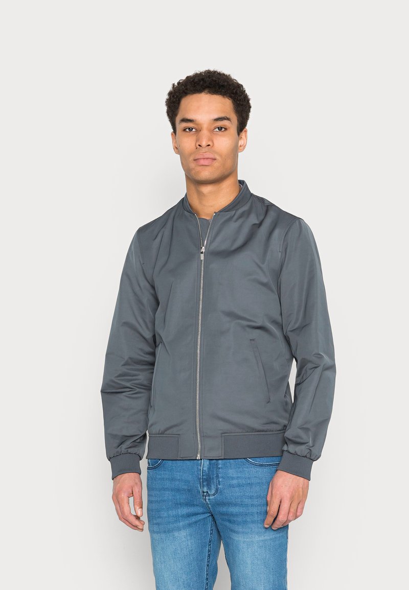 Bruun & Stengade TAPIA - Bomber Jacket - iron/dark grey - Zalando.de