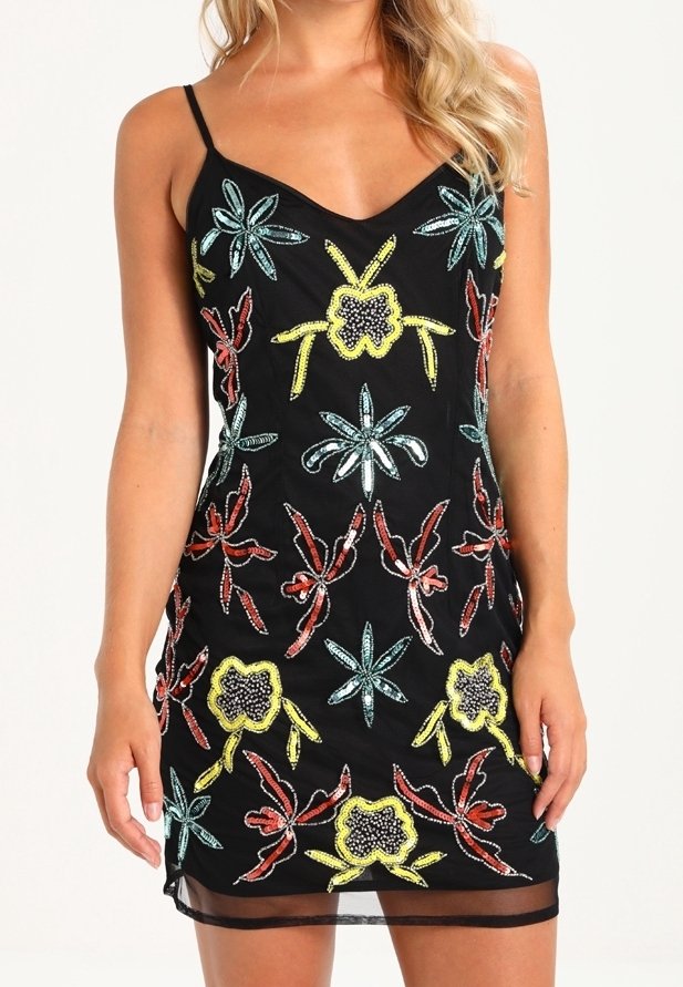 Missguided Petite Cocktail dress / Party dress - black - (Pre-owned)