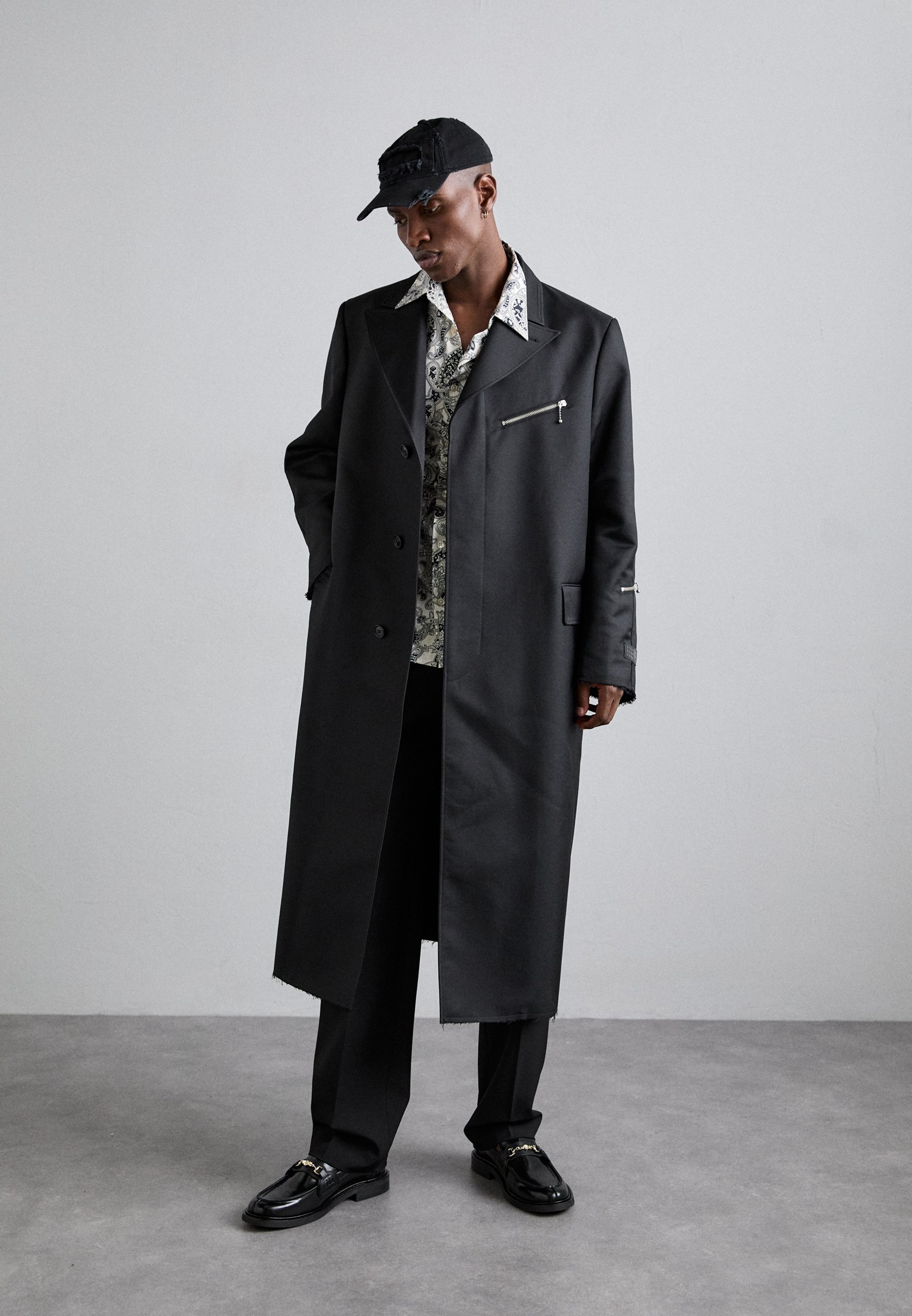 MM6 Maison Margiela COAT - Classic coat - black - Zalando