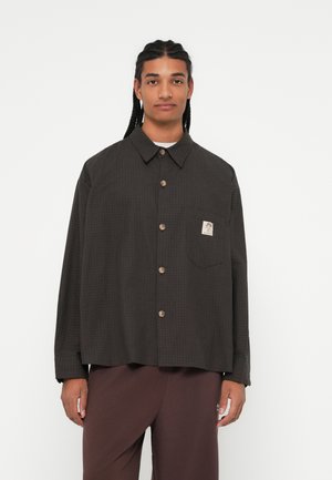 Kaotiko CUPID LOVE POTION CHECKED UNISEX - Srajca - brown