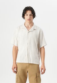 Abercrombie & Fitch - SPACE DYE  - Chemise - off white Image miniature 1
