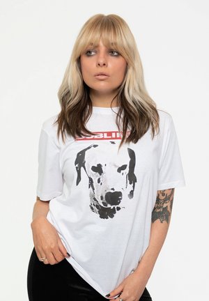 Paradiso Clothing SUBLIME DOG LOGO UNISEX - Print T-shirt - white
