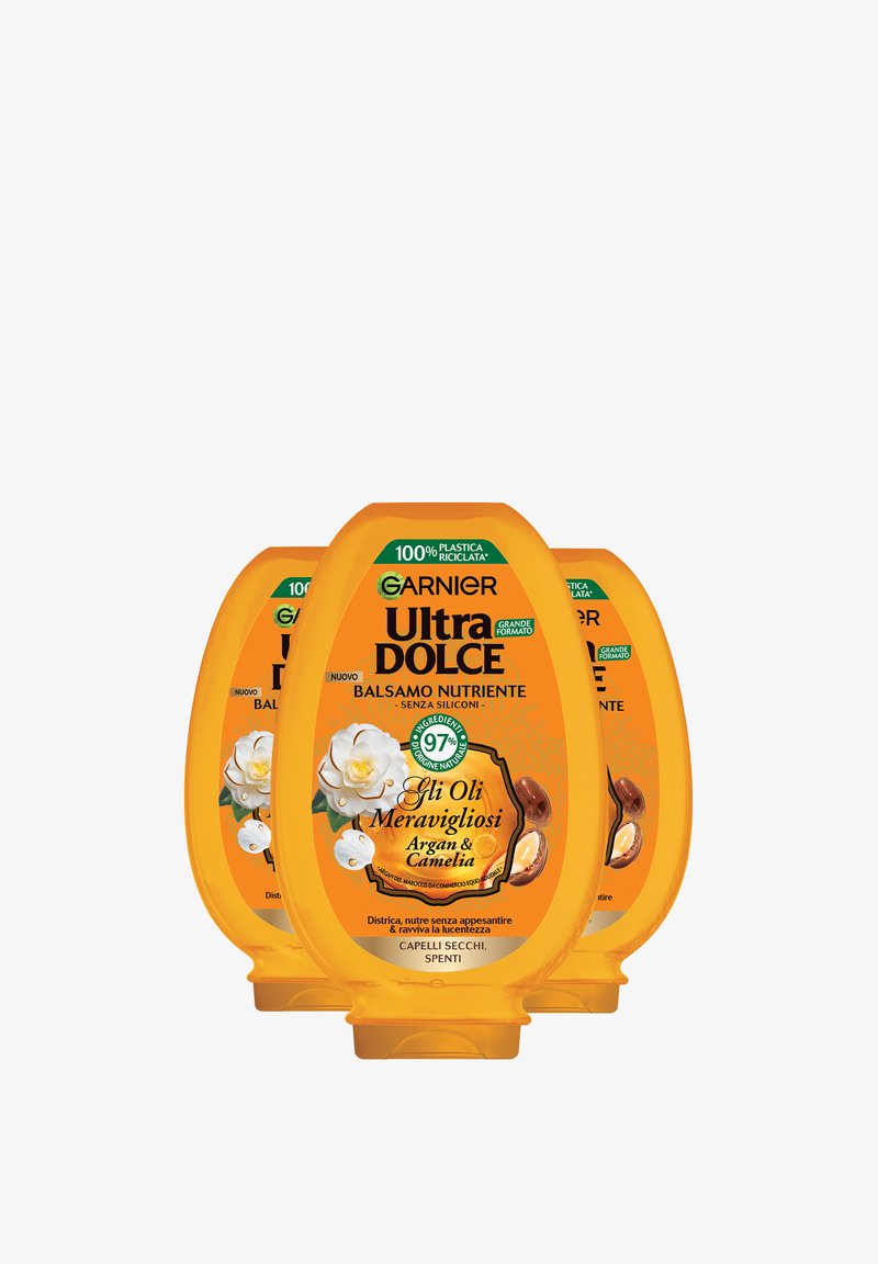 Garnier BALSAMO ULTRA DOLCE, BALSAMO PER CAPELLI SECCHI, MERAVIGLIOSO, 360 ML - 3 PACK - Balsamo