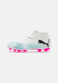 Unselected, white/black/poison pink