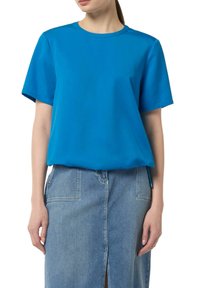 comma casual identity T-Shirt basic - azurblau