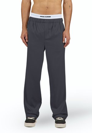 TARO WIDE SMART PANTS - Bukser - anthracite