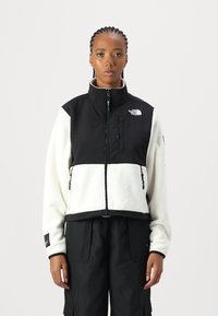 The North Face W RETRO DENALI JACKET - Jakna od flisa - white dune/black
