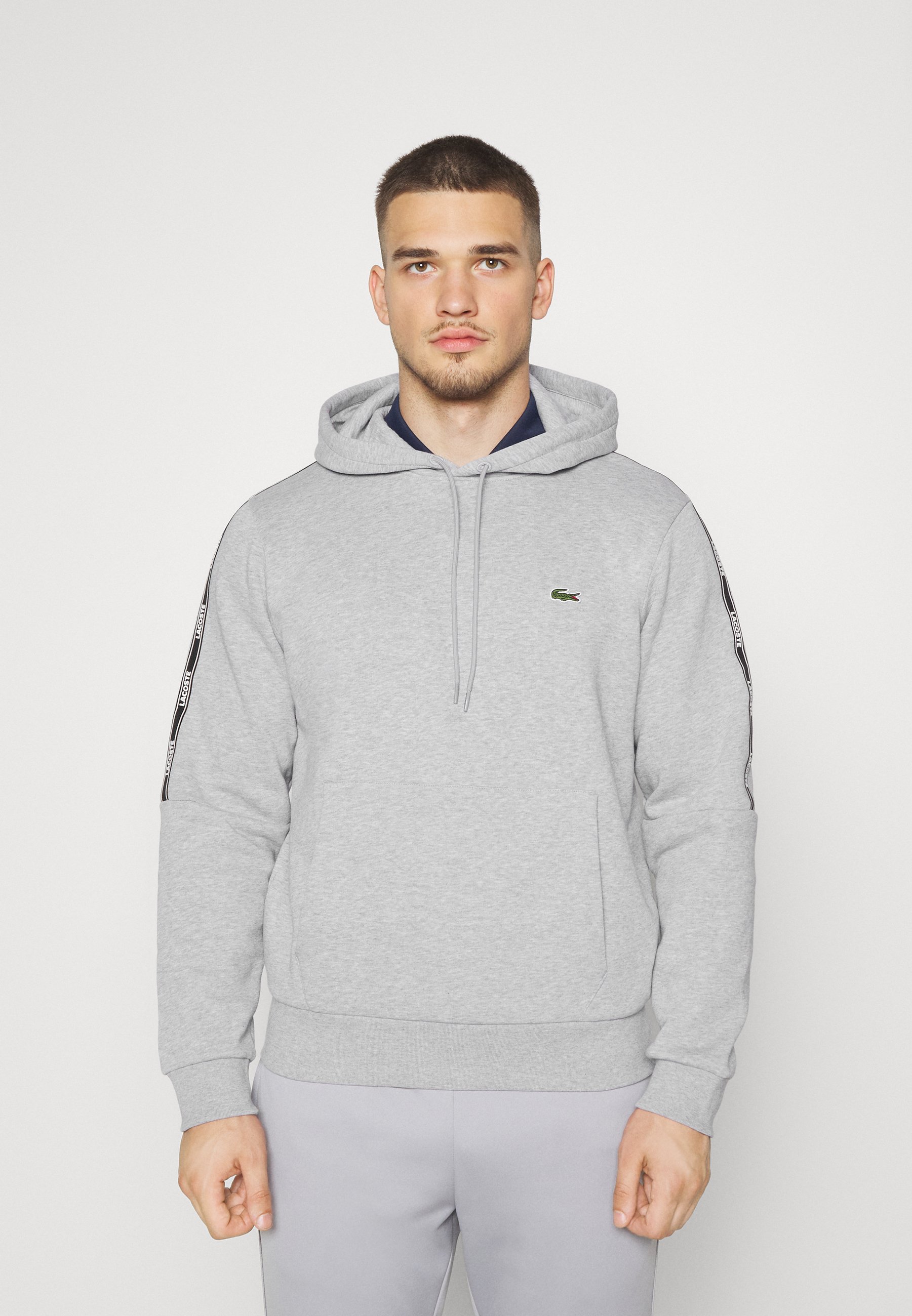 hoodie lacoste gris