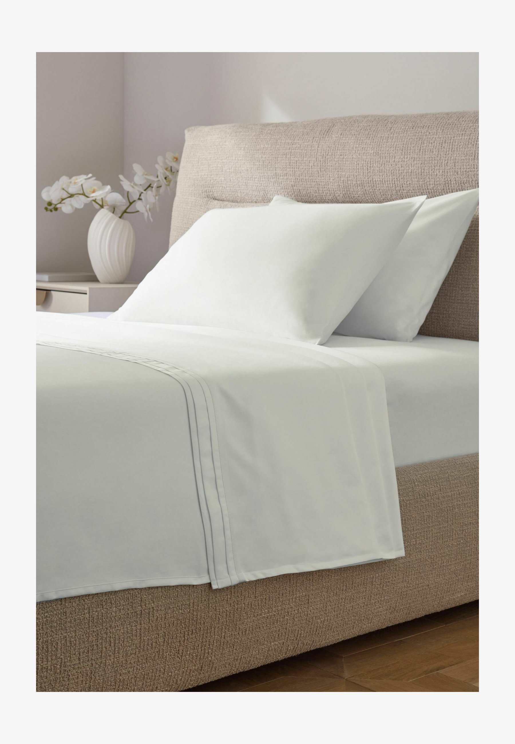 Next COLLECTION LUXE 1000 THREAD COUNT SATEEN SHEET- UNISEX - Bettlaken - white/weiß