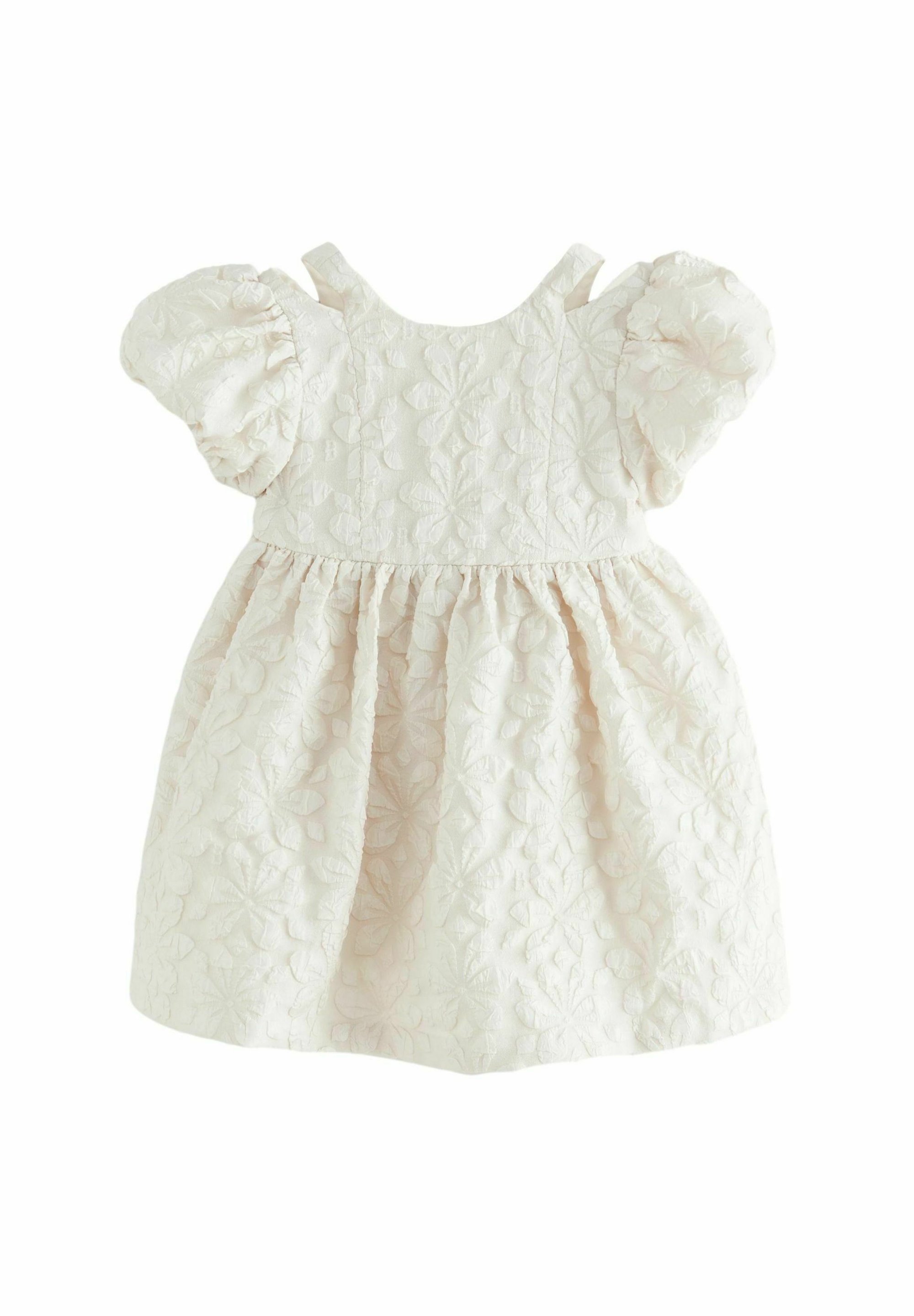 Baker by Ted Baker REGULAR FIT - TEXTURED CLOQUE BOW BACK - Cocktail dress  / Party dress - cream/off-white - Zalando