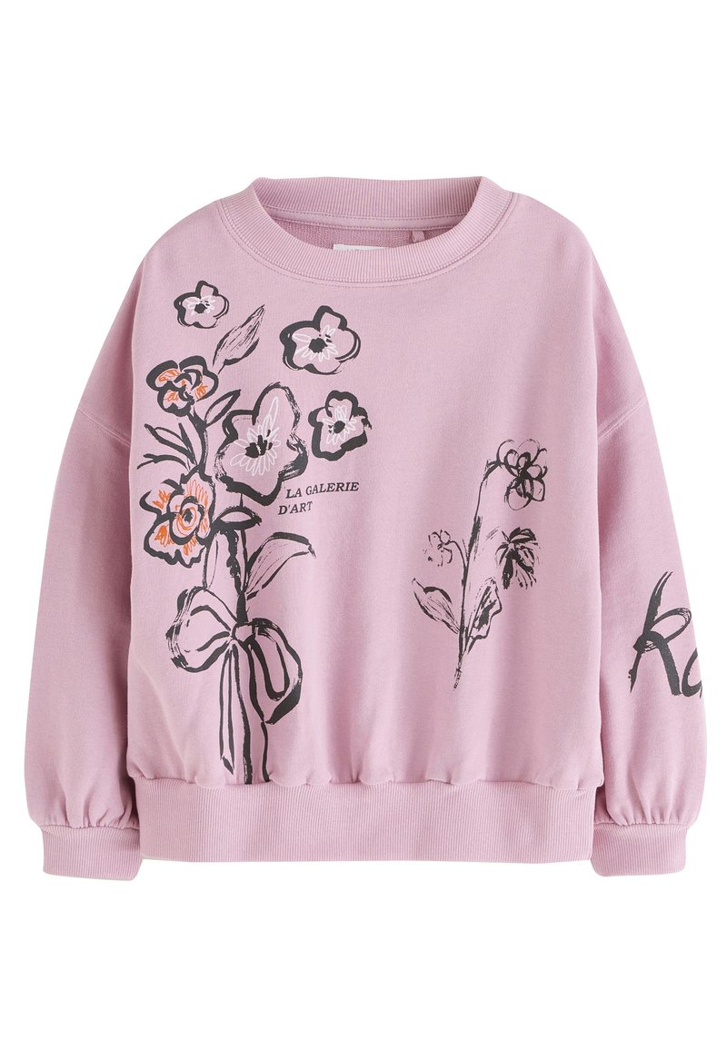Next REGULAR FIT - PRINT LONG SLEEVE  - Sweatshirt - pink floral