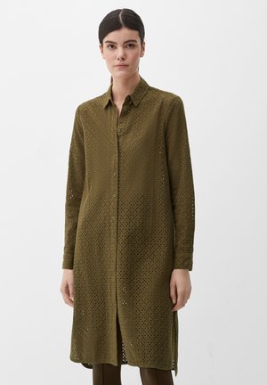 AUS BRODERIE ANGLAISE - Chemisier - olivgrün