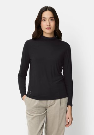 LANGARMMIT STEHKRAGEN - Langærmet T-shirt - caviar