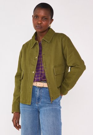 COCO SURTEINT - Giacca di jeans - olive