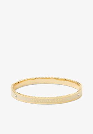 THE MEDALLION SCALLOPED BANGLE - Bracelet - cream gold