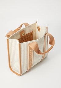 Ted Baker HARLLEE STRIPED SMALL CROSSBODY BAG - Handtas - camel