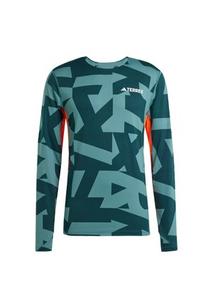 adidas Sportswear LONG SLEEVE - Langarmshirt - preloved teal