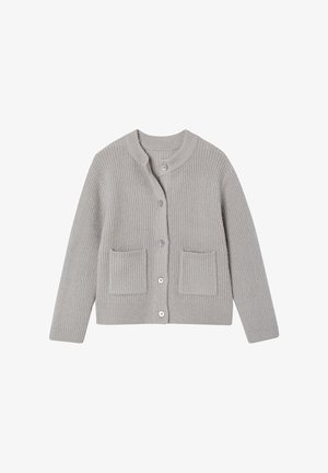 Vertbaudet, FLAUSCHIGER - Strickjacke - grau meliert
