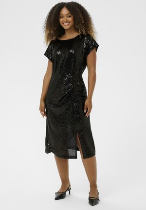 GLIMME SEQUIN MIDI - Päevakleit - pitch black