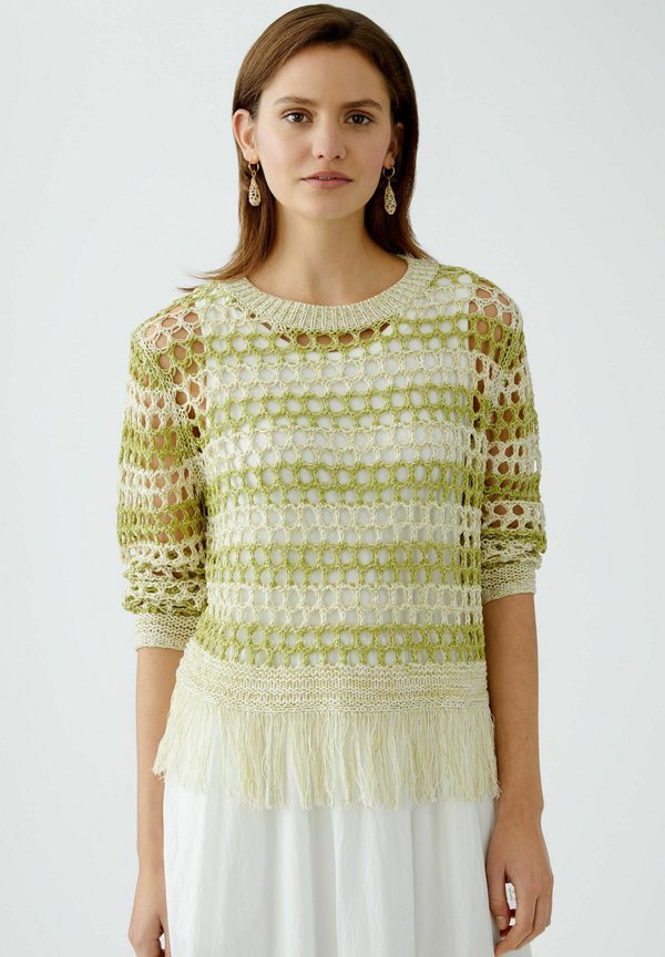 IN NETZOPTIK - Strickpullover