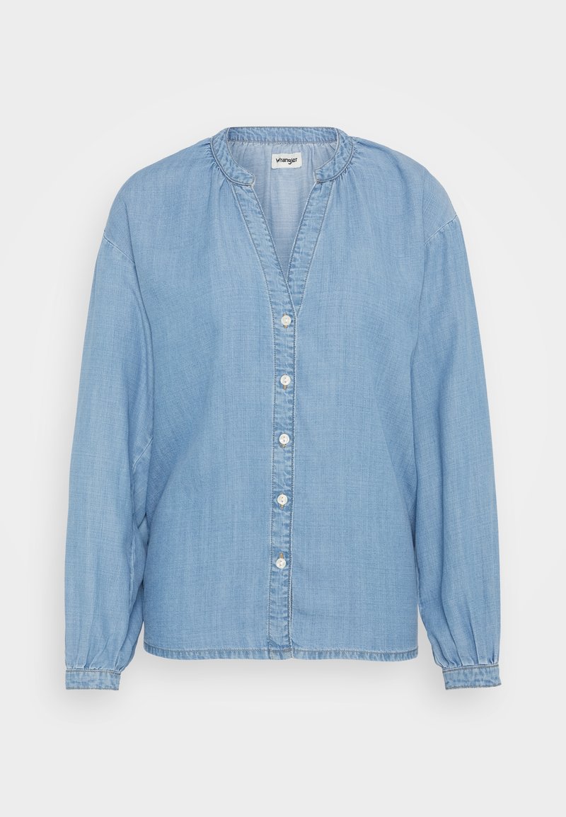 Wrangler Overhemdblouse stoneblue Wrangler Overhemdblouse stoneblue