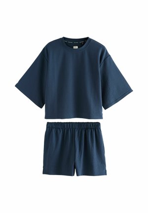 TEXTURED SET - Nattplagg set - blue