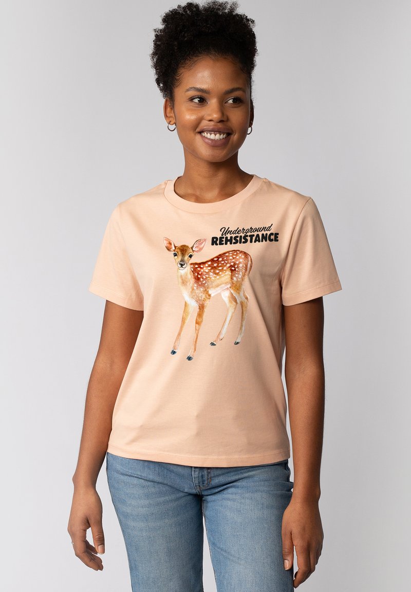 watapparel T-shirt print - fraiche peche