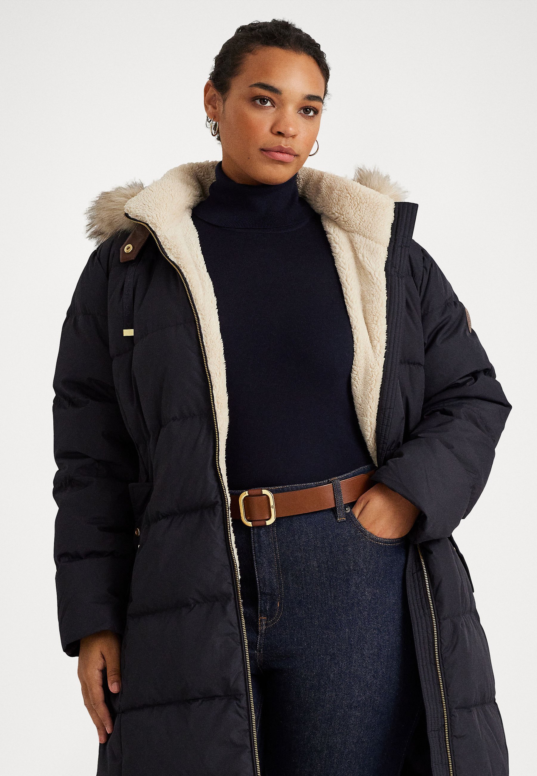 Lauren Ralph Lauren Woman PUFFER INSULATED COAT - Down coat - dark 