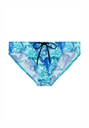 MICRO TARTANE - Badehose Slip - blue print