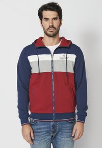 Koroshi Zip-up sweatshirt - navy