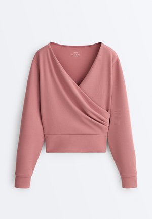 WRAP BRUSHED - Felpa - pink