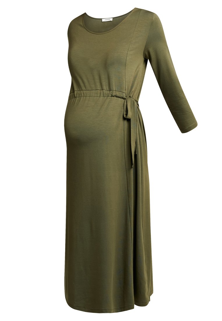 Zalando Essentials Maternity Jerseyjurk olijfgroen Zalando Essentials Maternity Jerseyjurk olijfgroen