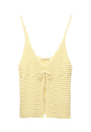 PULL&BEAR Top - yellow