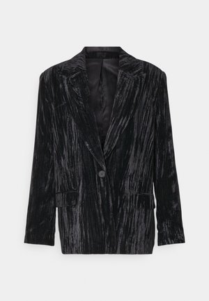 JANET CRINKLED - Blazer - meteorite