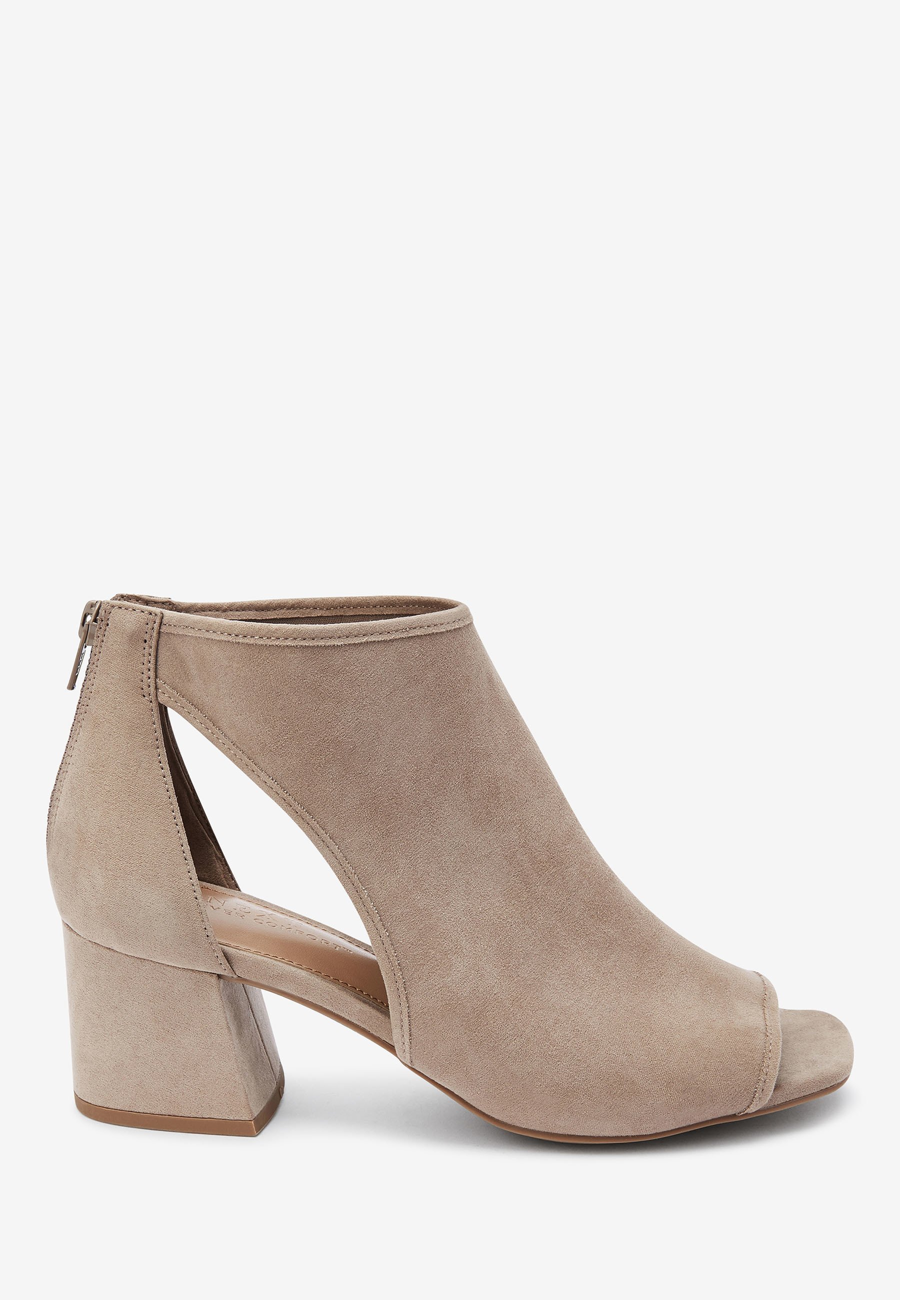 tan shoe boots open toe