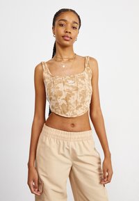 adidas Originals - CORSET - Top - magic beige/cardboard Thumbnail Image 1