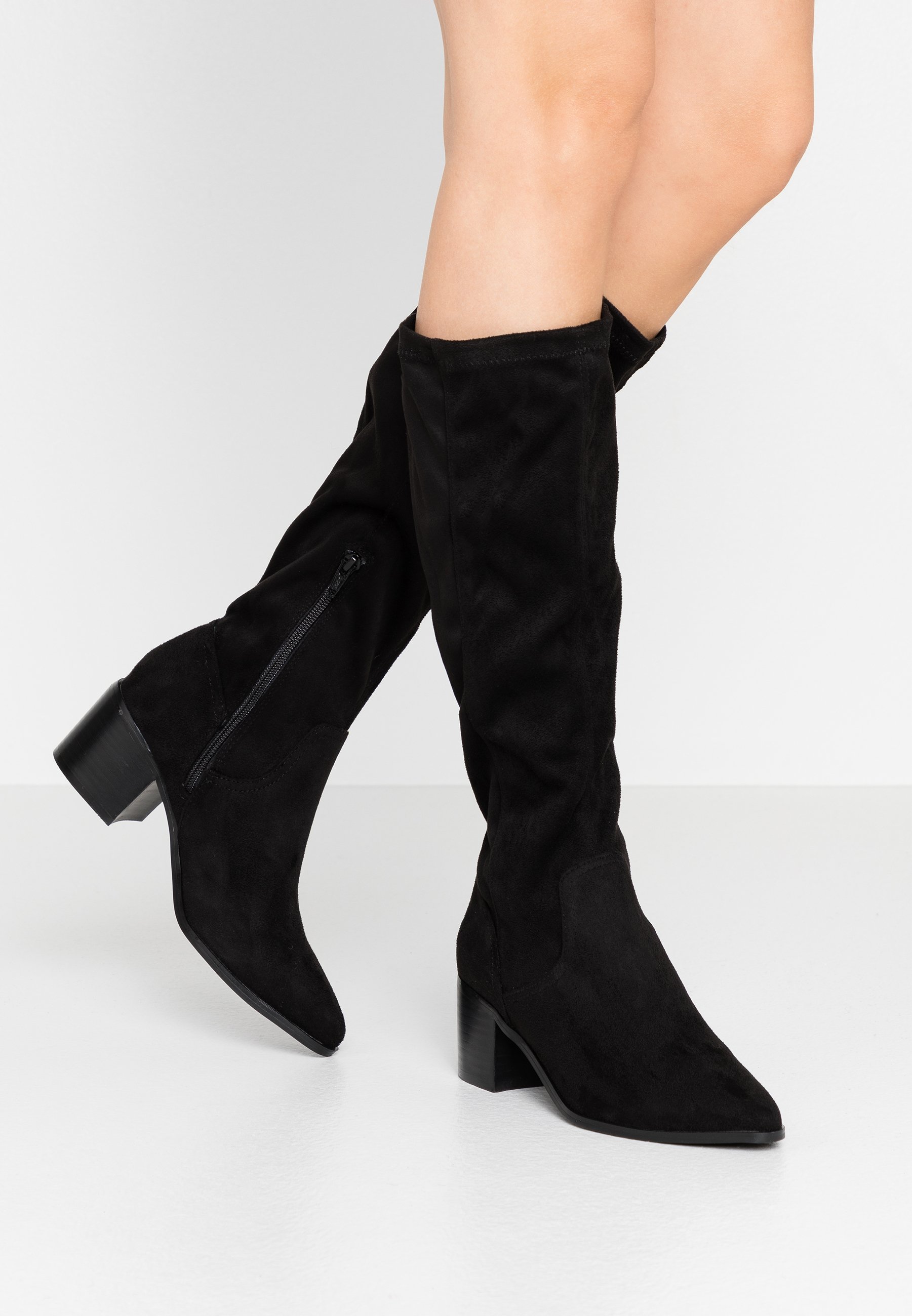 BIAABBIE LONG BOOT Klassiska stövlar black BIAABBIE LONG BOOT Klassiska stövlar black