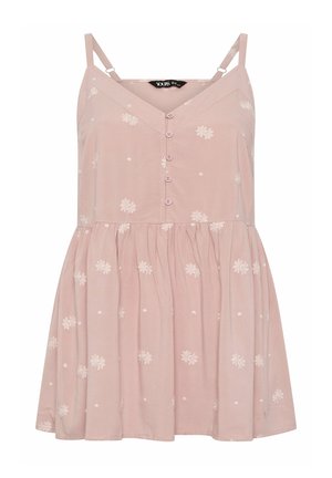 Yours Clothing, PLUS SIZE VESTS & CAMIS - Débardeur - light pink