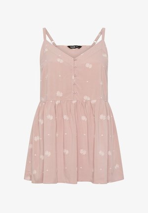Yours Clothing, PLUS SIZE VESTS & CAMIS - Toppi - light pink