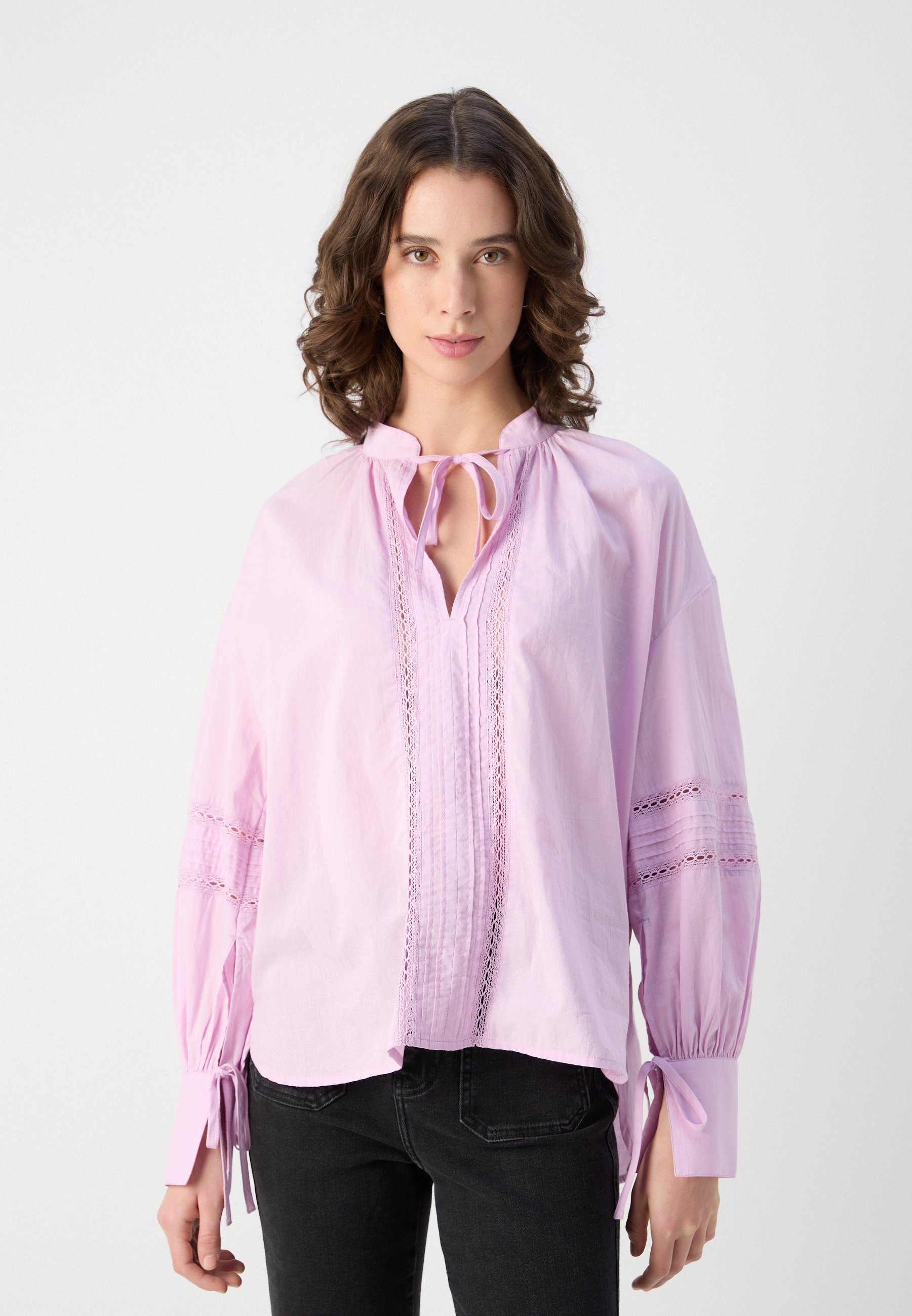 売れ筋商品|||スコッチアンドソーダ シャツ レディース トップス TUNIC - Blouse - light iris pink Scotch & Soda TUNIC - Bluse - light iris pink/pink - Zalando.at