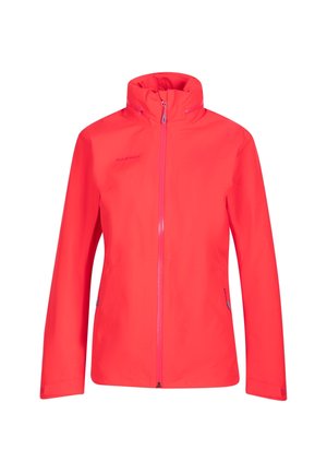 Hardshell jacket - red