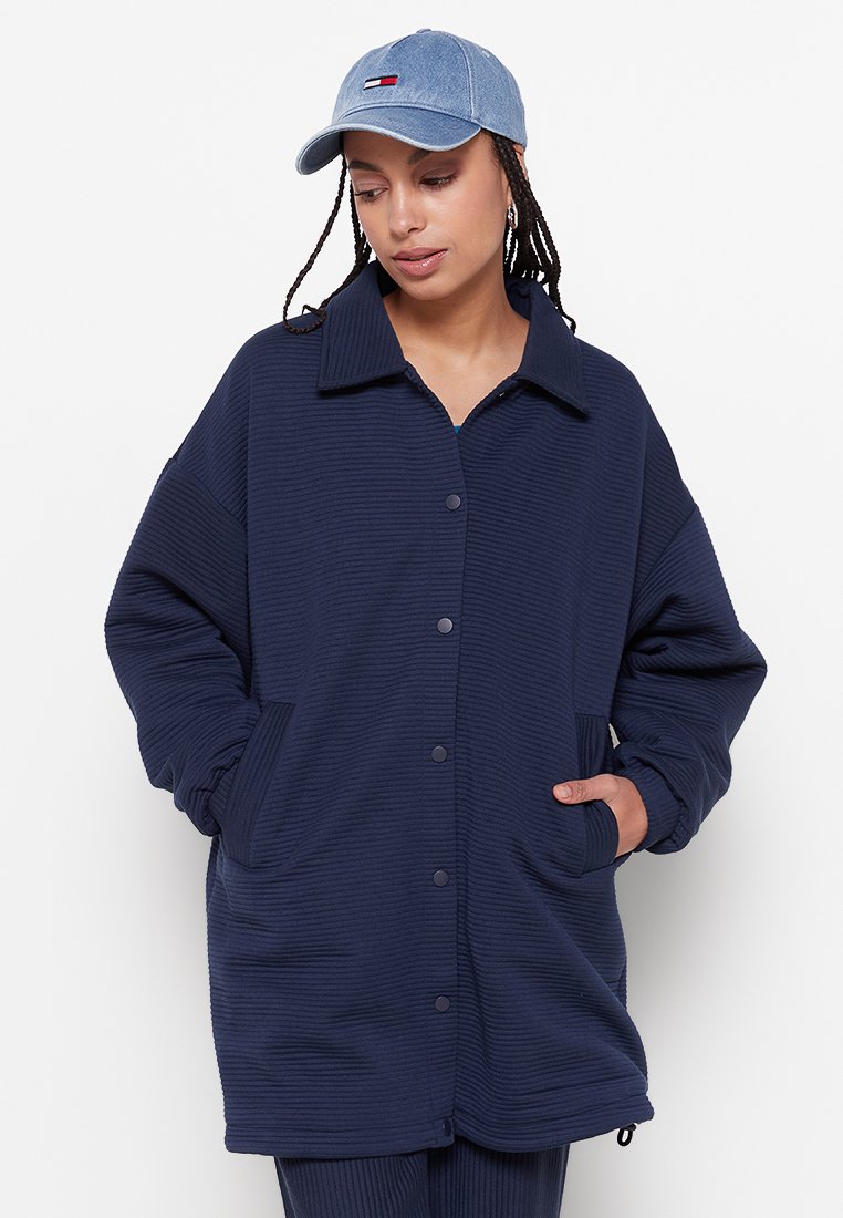 American vintage Halflange jas donkerblauw American vintage Halflange jas donkerblauw