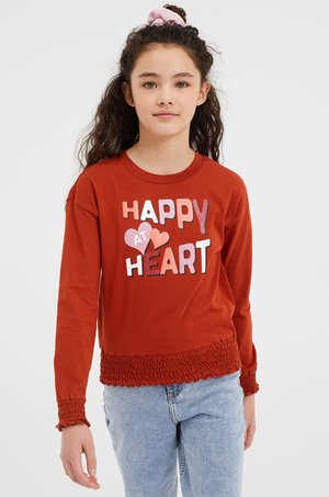 Langarmshirt - brown