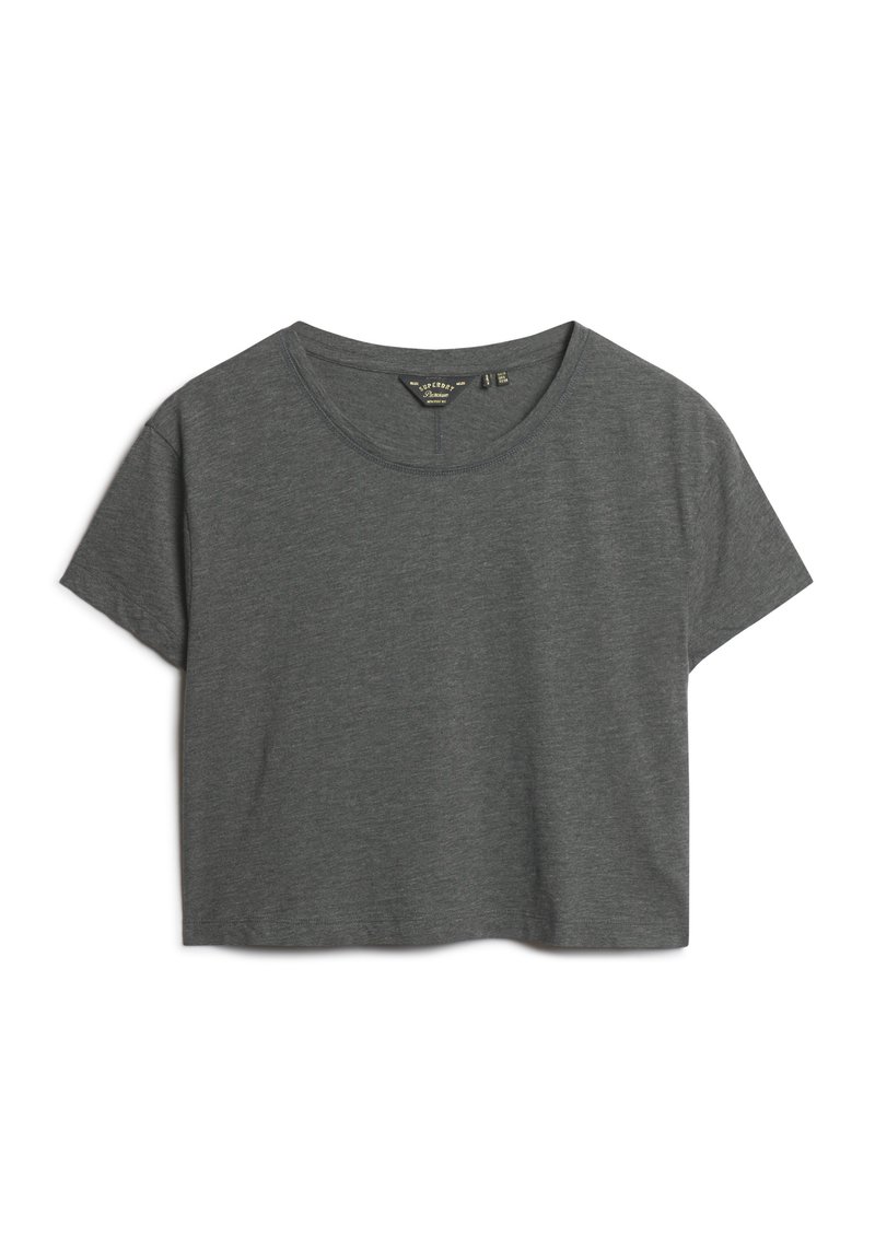 Superdry & Co T-shirt basic donkergrijs