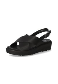 ara Pumps med kilklack - black