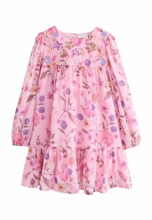 REGULAR FIT - CHIFFON DRESS . - Freizeitkleid - light pink floral