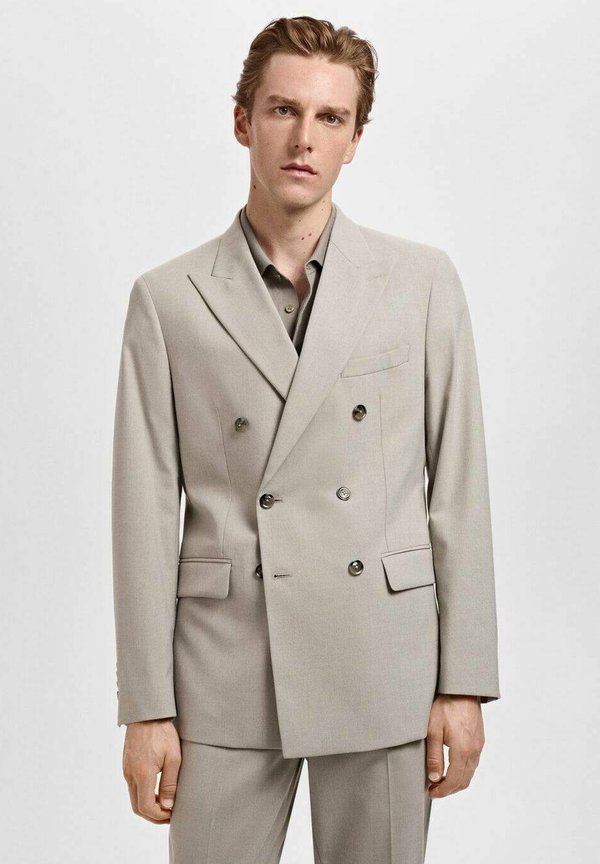 MONACO DOUBLE BREASTED - Suit jacket - beige