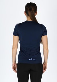 Swedemount TRAINING LOGO  - T-shirt till träning - navy melange lt blue melange