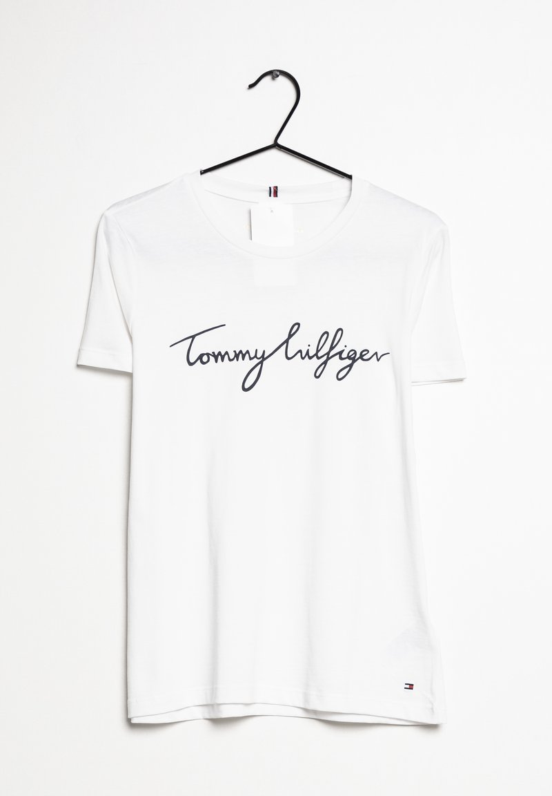 Tommy Hilfiger TShirt print white/weiß (Preowned) Zalando.de
