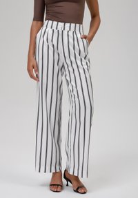 Anna Field - Trousers - white/black Thumbnail Image 1